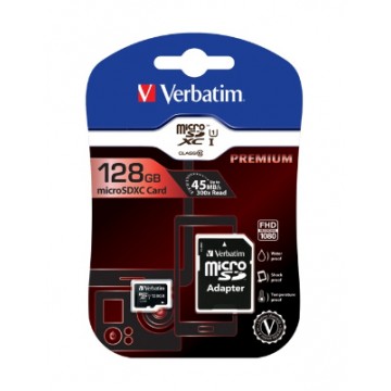 Verbatim Micro SDXC 128GB UHS-I Class 10 128Go MicroSDXC mém