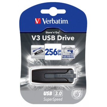 Verbatim USB 3.0 256GB 256Go Noir lecteur flash