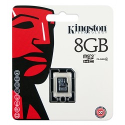 Kingston Technology 8GB MicroSDHC 8Go mémoire flash