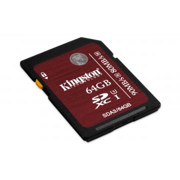 Kingston Technology SDXC UHS-I U3 64GB 64Go UHS Class 3 mémo