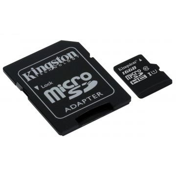 Kingston Technology MicroSDHC Class 10 UHS-I Card 16GB 16Go 