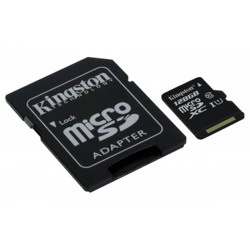 Kingston Technology MicroSDXC Class 10 UHS-I Card 128GB 128G