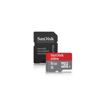 Sandisk SDSDQUIN-008G-G4 8Go MicroSDHC UHS Class 10 mémoire 