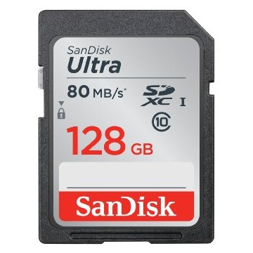 Sandisk Ultra SDXC 128GB 128Go UHS-I Class 10 mémoire flash