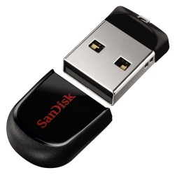 Sandisk 8GB Cruzer Fit 8Go USB 2.0 Noir lecteur flash