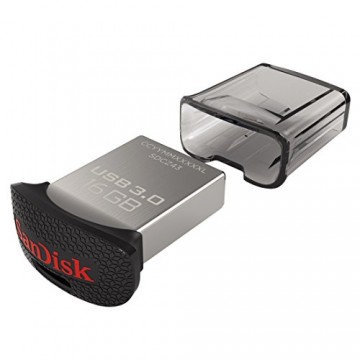 Sandisk Ultra Fit 16Go USB 3.0 Noir, Argent lecteur flash