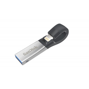 Sandisk iXpand 16GB 16Go USB 3.0/Lightning Noir