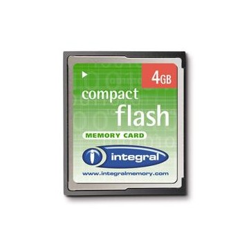 Integral 4GB Compact flash Card 4Go CompactFlash mémoire