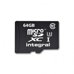 Integral 64GB Micro SDXC 64Go MicroSDXC UHS Class 10 mémoire