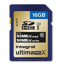 Integral SDHC 16GB 16Go UHS-I Class 10 mémoire flash