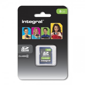 Integral SDHC 8GB Class 4 8Go mémoire flash