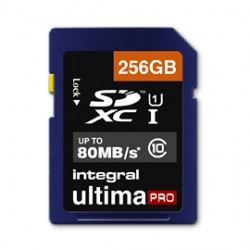 Integral 256GB SDXC UltimaPro 256Go UHS-I Class 10 mémoire f