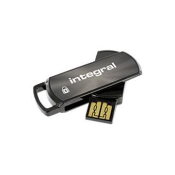 Integral Secure 360, 4GB 4Go USB 2.0 Noir lecteur flash