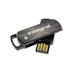 Integral Secure 360, 8GB 8Go USB 2.0 Noir lecteur flash