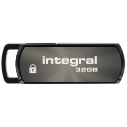 Integral Secure 360, 32GB 32Go USB 2.0 Noir lecteur flash