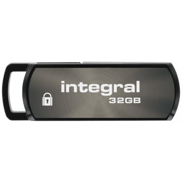 Integral Secure 360, 32GB 32Go USB 2.0 Noir lecteur flash