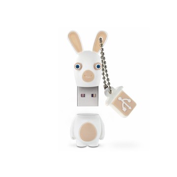 Integral 8GB The Lapins Cretins 8Go USB 2.0 Blanc lecteur fl