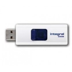 Integral Slide 32Go USB 2.0 Blanc lecteur flash