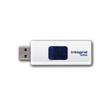 Integral Slide 32Go USB 2.0 Blanc lecteur flash