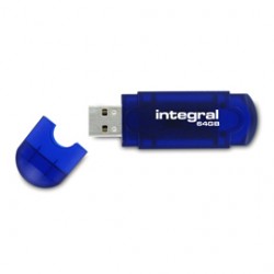 Integral EVO 64GB 64Go USB 2.0 Bleu lecteur flash