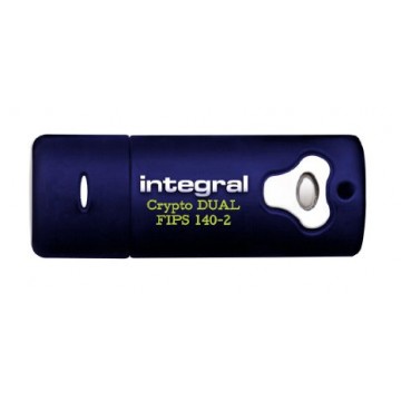 Integral Crypto Dual 140-2 2GB USB 2.0 2Go Bleu lecteur flas