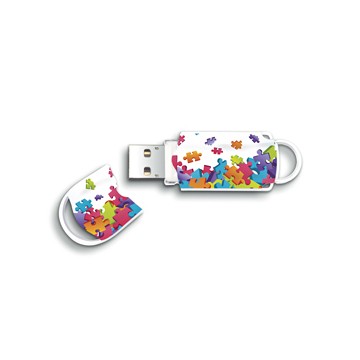 Integral 8GB Puzzle 8Go USB 2.0 Multi lecteur flash