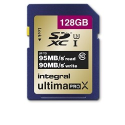 Integral SDXC 128GB Class 10 128Go UHS-I mémoire flash