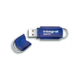 Integral 32GB Courier AES 32Go USB 2.0 Bleu lecteur flash