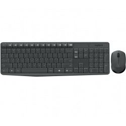 Logitech MK235 RF Wireless + USB Tchèque, Hongrois, Poli