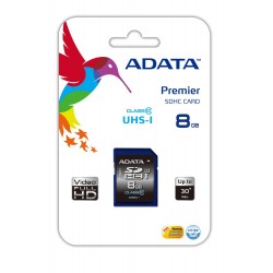 ADATA Premier SDHC UHS-I U1 Class10 8GB 8Go Class 10 mémoire