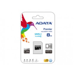 ADATA Premier MicroSDHC UHS-I U1 Class10 8GB 8Go Class 10 mé