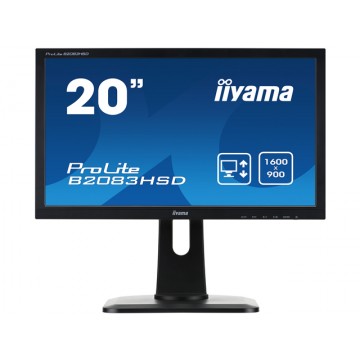 iiyama ProLite E2083HSD-B1 19.5" Noir HD ready