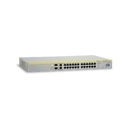 Allied Telesis 10/100TX x 24 ports PoE stackable FE Switch w