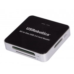 US Robotics All-in-1 USB 3.0 Card Reader/Writer with Dual SD