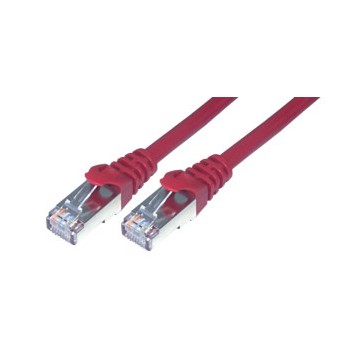 MCL Cable RJ45 Cat6 0.5m Red