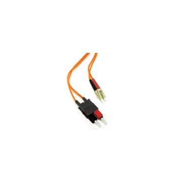 C2G 2m LC/SC LSZH Duplex 62.5/125 Multimode Fibre Patch Cabl