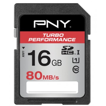 PNY 16GB SDHC 16Go UHS Class 10 mémoire flash