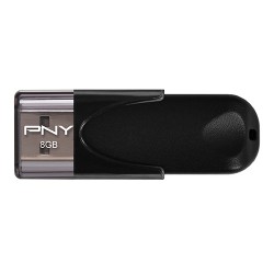 PNY Attaché 4 8Go USB 2.0 Noir lecteur flash