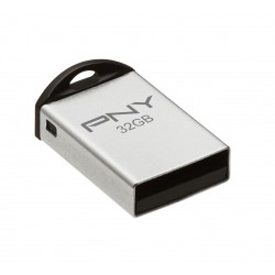 PNY Micro M2 Attaché 32GB 32Go USB 2.0 Métallique lecteur fl