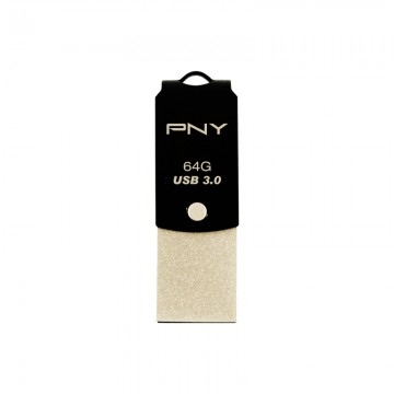 PNY USB Type-C to Type A UCD10 64GB 64Go 3.0 Noir