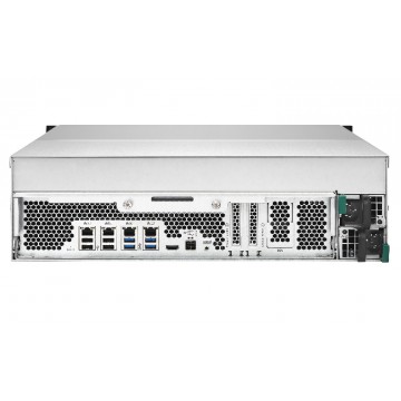 QNAP TVS-EC1680U-SAS-RP Rack (3 U) Ethernet/LAN Noir, Gris