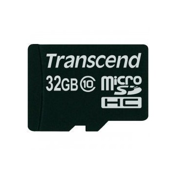 Transcend TS32GUSDC10 32Go MicroSDHC Class 10 mémoire flash