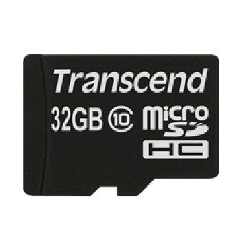 Transcend MicroSDHC 32GB 32Go Class 10 mémoire flash