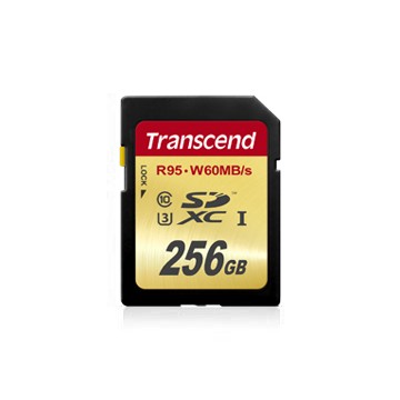 Transcend 256GB SDXC UHS-I U3 256Go Class 3 mémoire flash