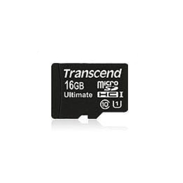 Transcend 16GB MicroSDHC Class 10 UHS-I (Ultimate) 16Go MLC 