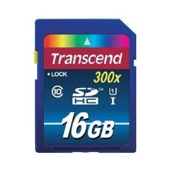 Transcend 16GB SDHC Class 10 UHS-I 16Go mémoire flash