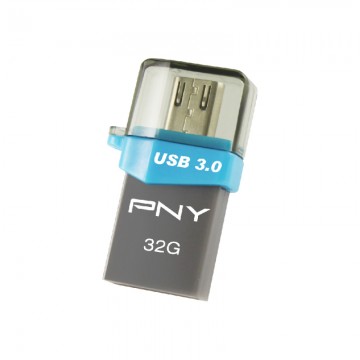 PNY OTG Duo-Link OU3 32GB 32Go USB 3.0/Micro-USB Noir lecteu