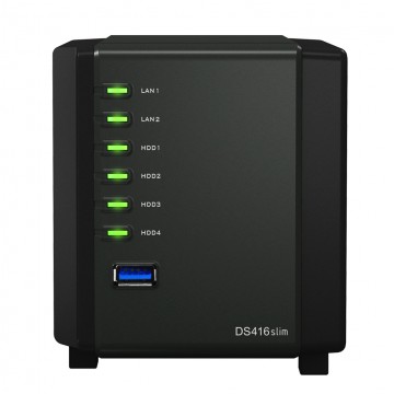 Synology DiskStation DS416slim Ethernet/LAN Noir