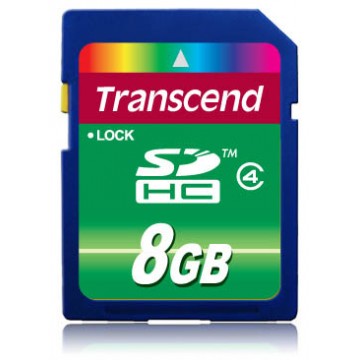 Transcend TS8GSDHC4 8Go SDHC mémoire flash