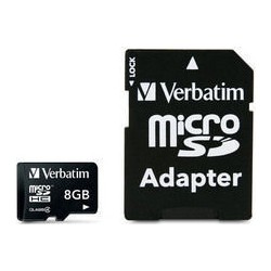 Verbatim 43967 8Go MicroSDHC Class 4 mémoire flash